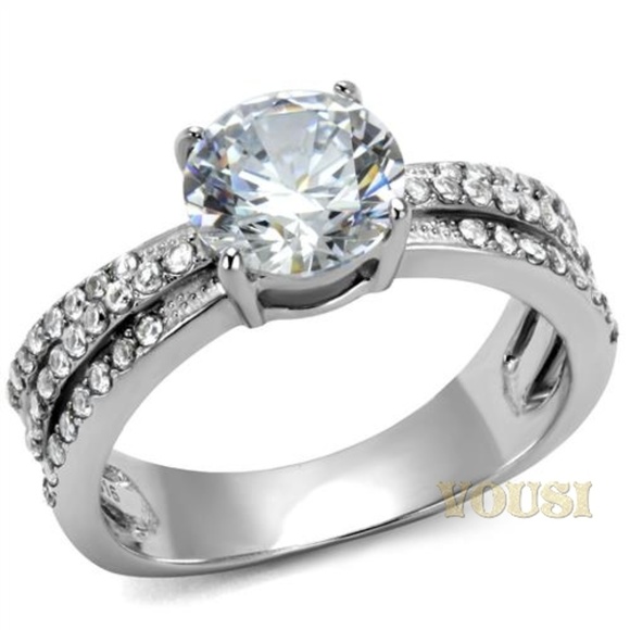ultrachicfashion.com Jewelry - Stainless Steel CZ Ring ultrachicfashion.com Jewelry - Stainless Steel CZ Ring